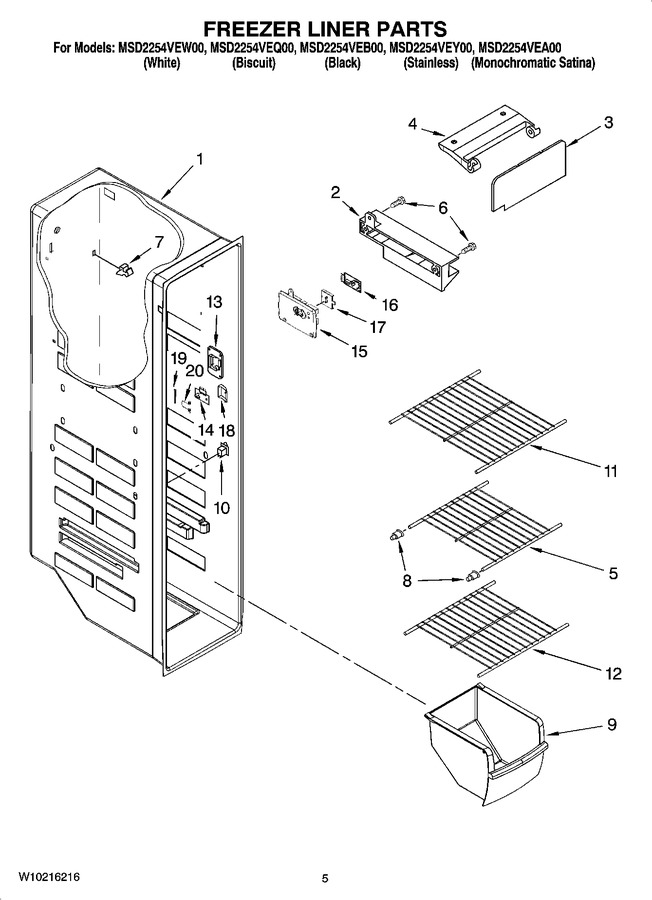 Diagram for MSD2254VEW00