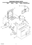 Diagram for 08 - Dispenser Front Parts