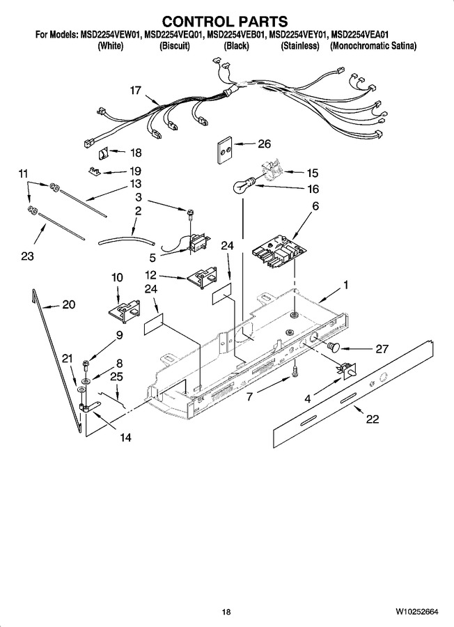 Diagram for MSD2254VEY01