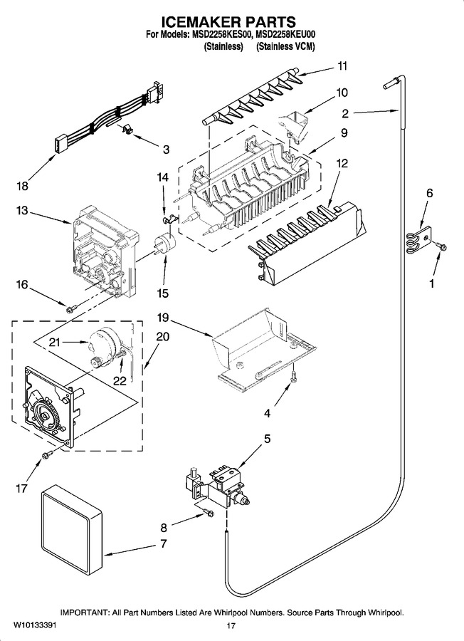 Diagram for MSD2258KES00