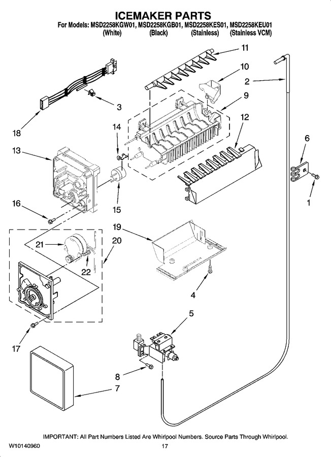 Diagram for MSD2258KES01