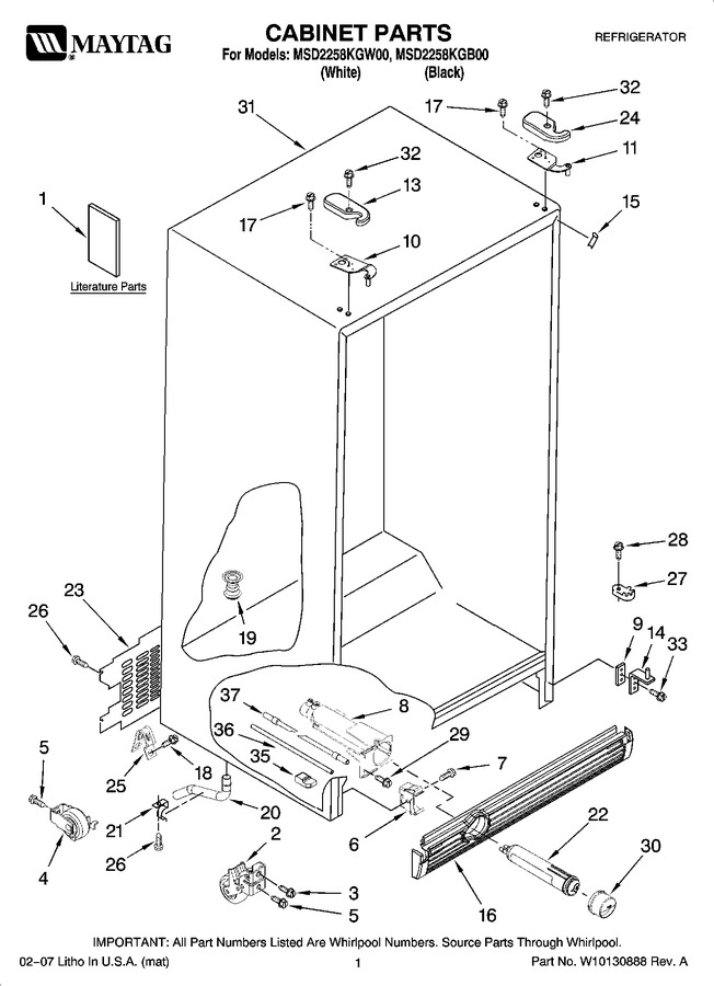 Diagram for MSD2258KGB00