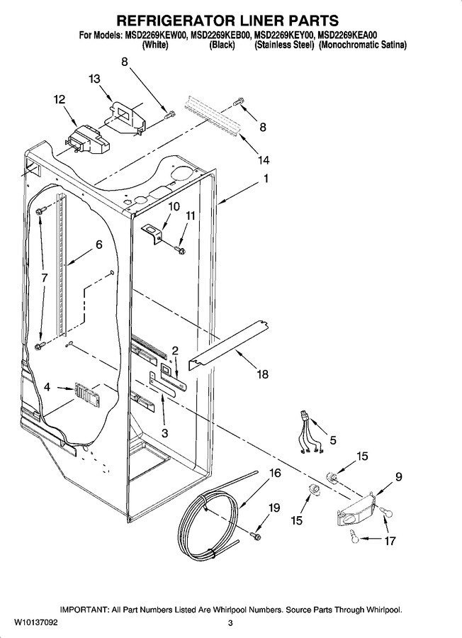 Diagram for MSD2269KEB00