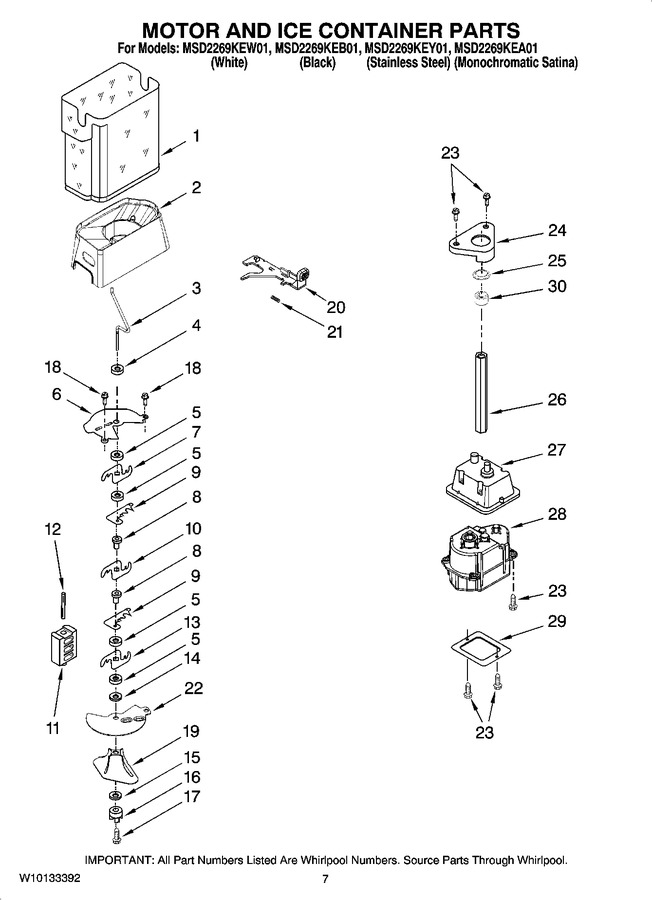 Diagram for MSD2269KEA01