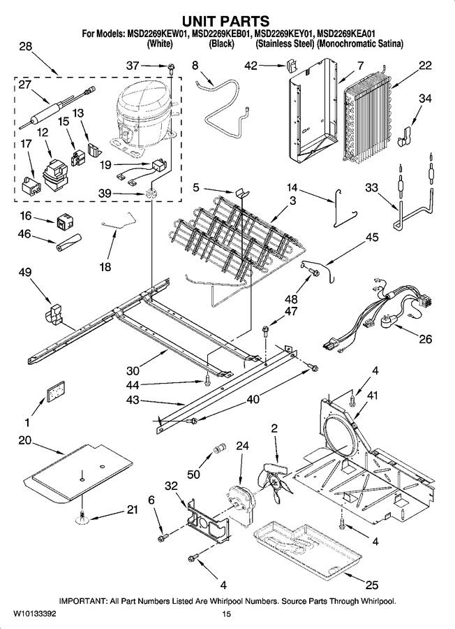 Diagram for MSD2269KEA01