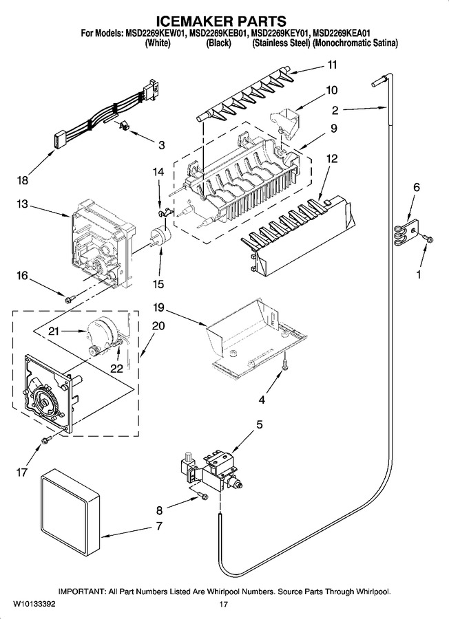 Diagram for MSD2269KEA01