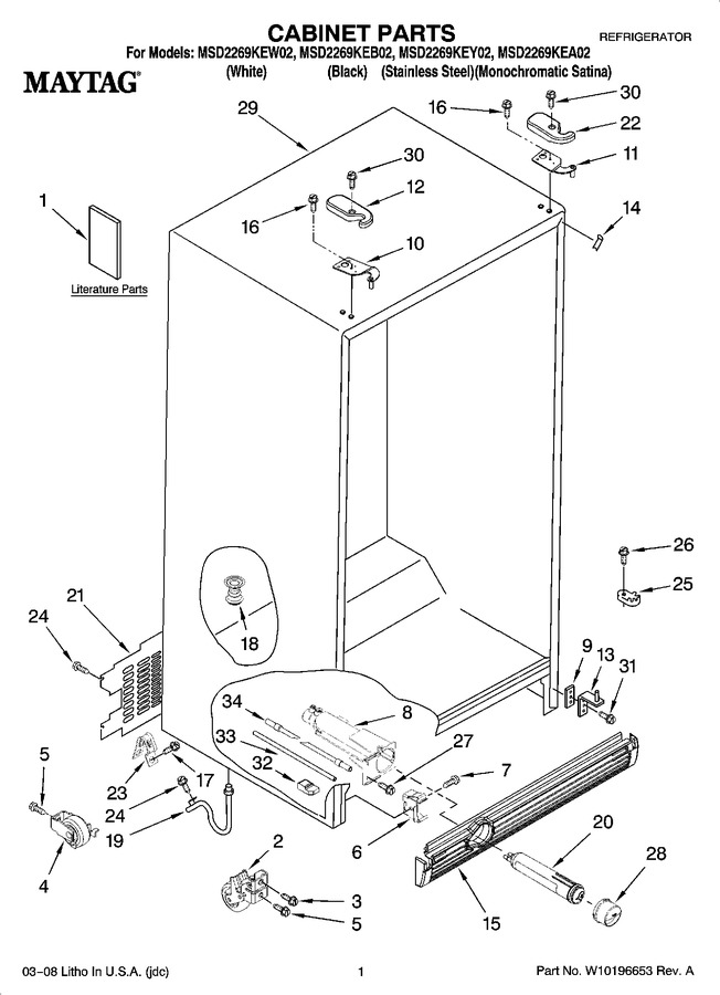 Diagram for MSD2269KEW02