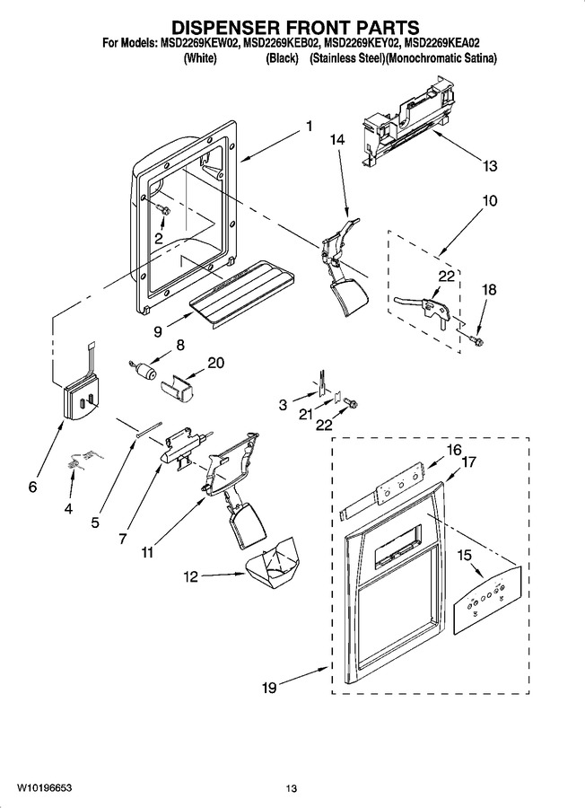 Diagram for MSD2269KEA02