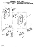 Diagram for 08 - Dispenser Front Parts