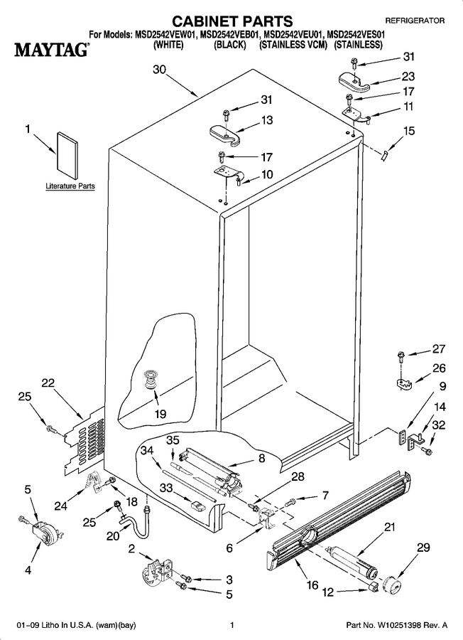 Diagram for MSD2542VEW01