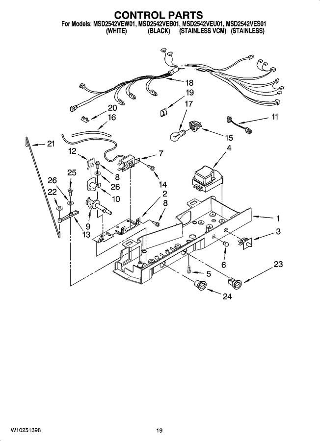 Diagram for MSD2542VES01