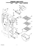 Diagram for 04 - Freezer Liner Parts