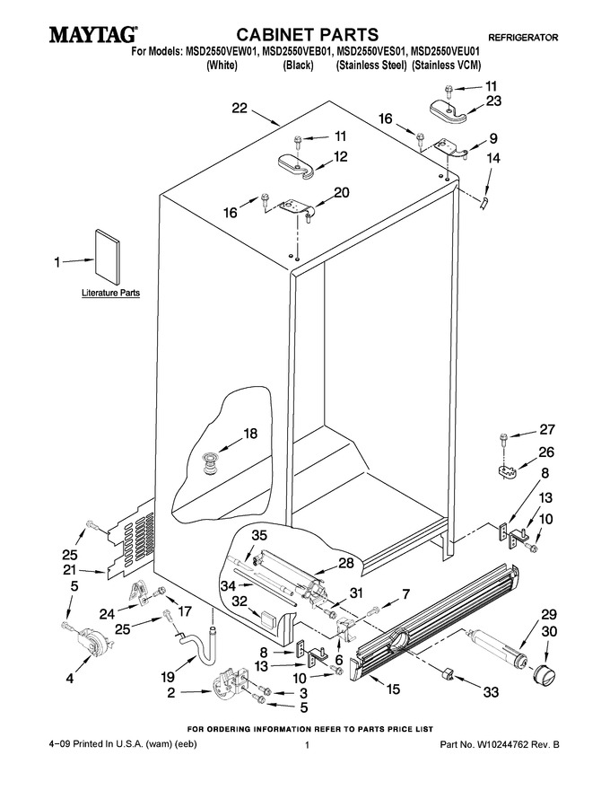 Diagram for MSD2550VEB01