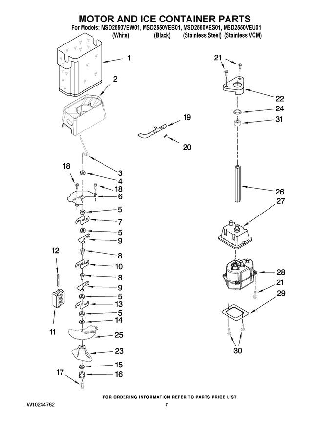 Diagram for MSD2550VEB01