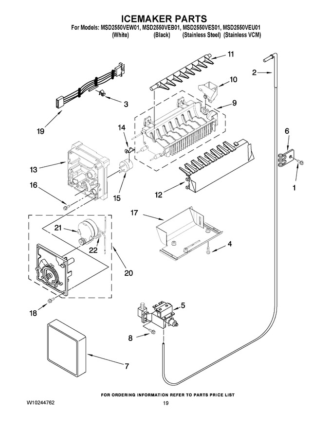 Diagram for MSD2550VEU01