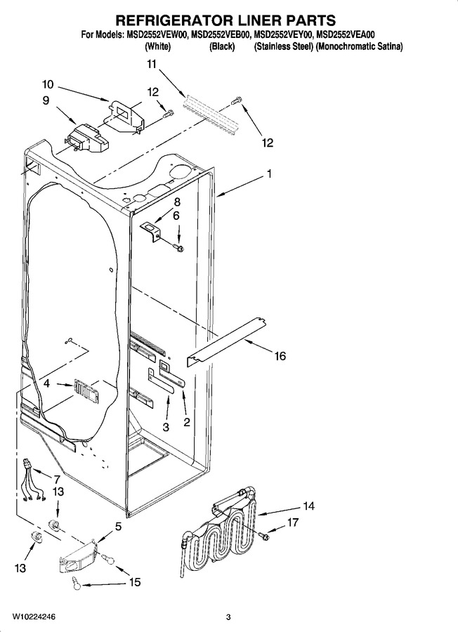 Diagram for MSD2552VEA00