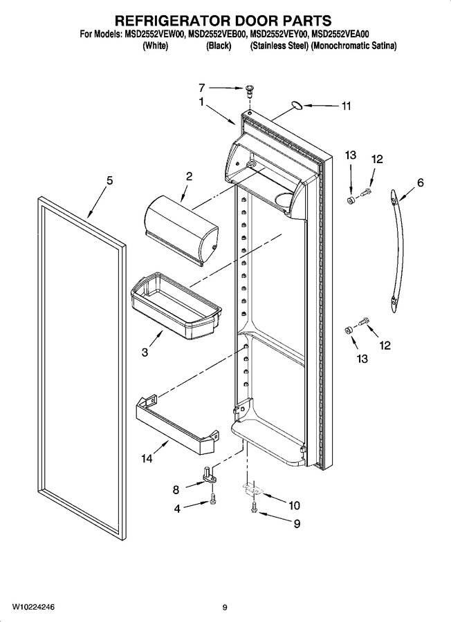 Diagram for MSD2552VEY00