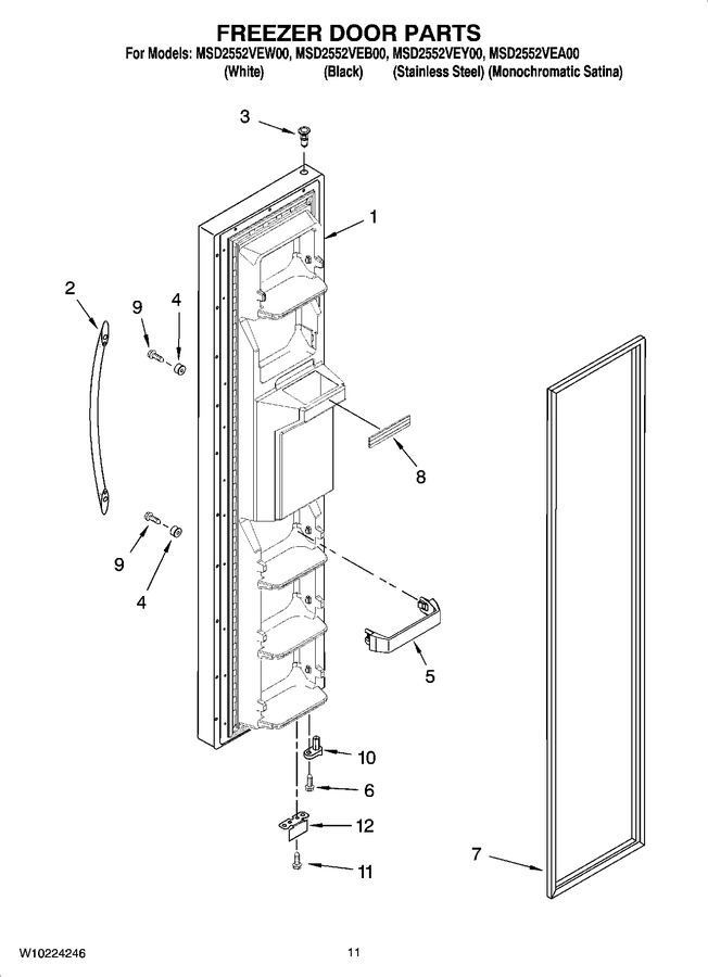 Diagram for MSD2552VEY00