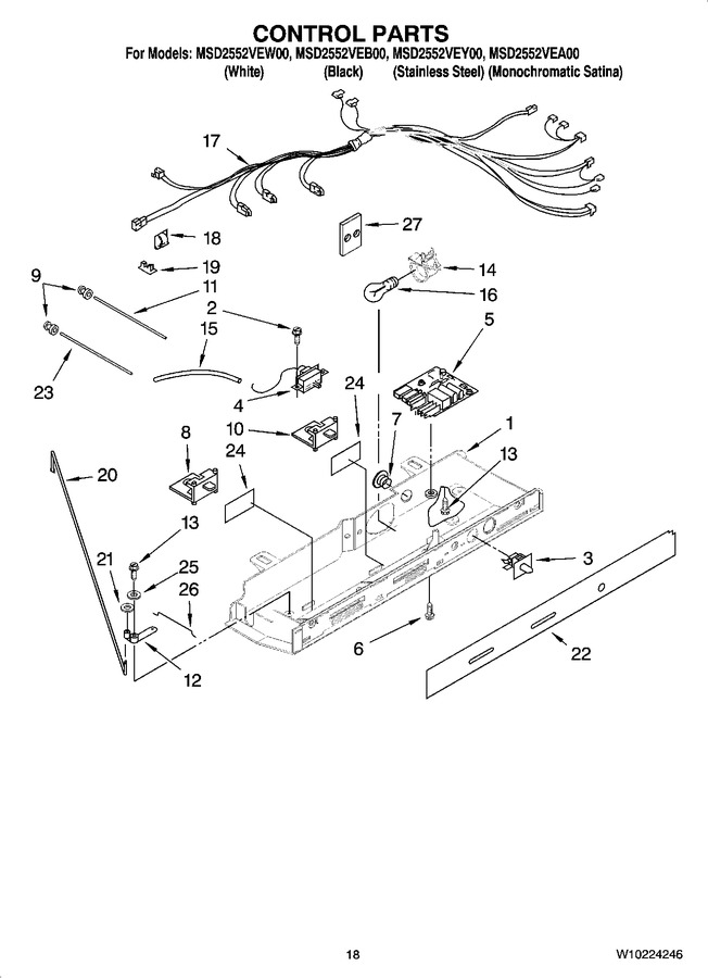 Diagram for MSD2552VEY00