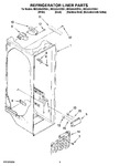 Diagram for 02 - Refrigerator Liner Parts