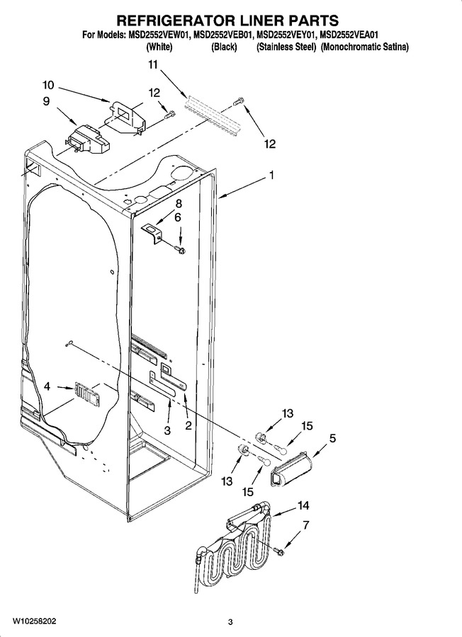 Diagram for MSD2552VEB01