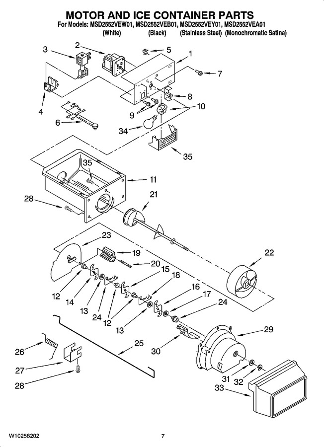 Diagram for MSD2552VEA01