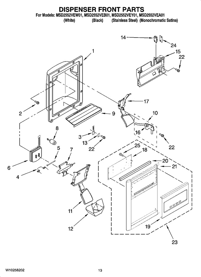 Diagram for MSD2552VEB01