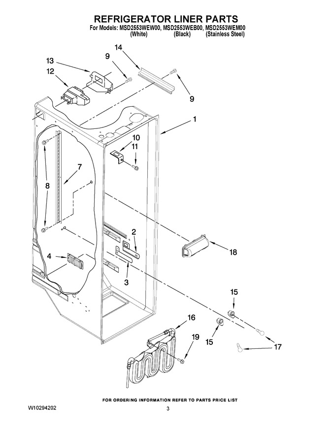 Diagram for MSD2553WEM00