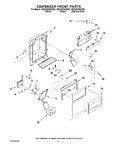 Diagram for 08 - Dispenser Front Parts