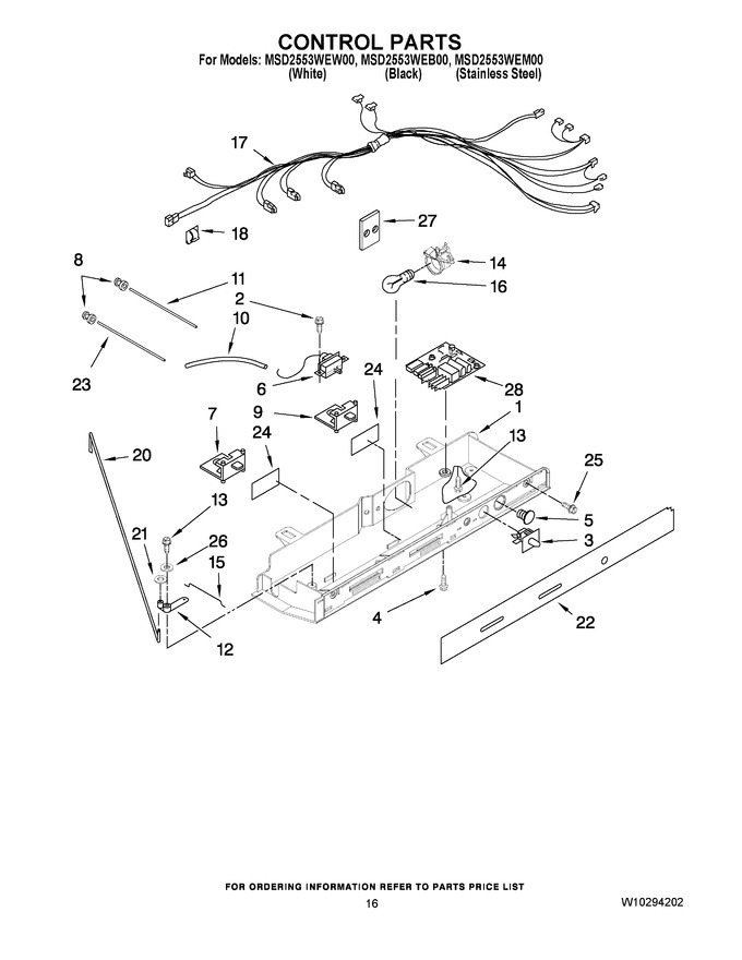 Diagram for MSD2553WEM00