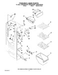 Diagram for 04 - Freezer Liner Parts