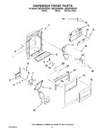 Diagram for 08 - Dispenser Front Parts