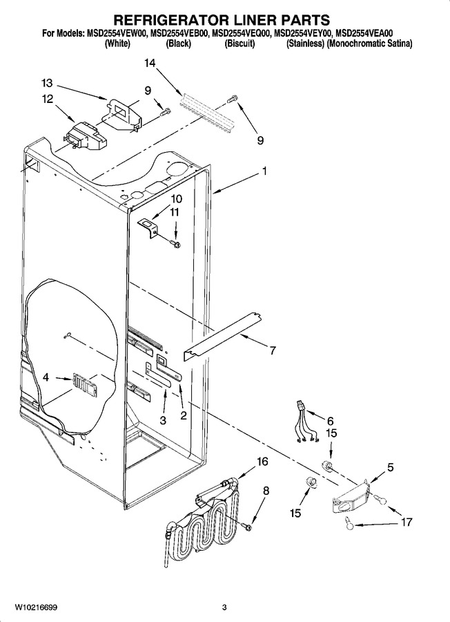 Diagram for MSD2554VEY00