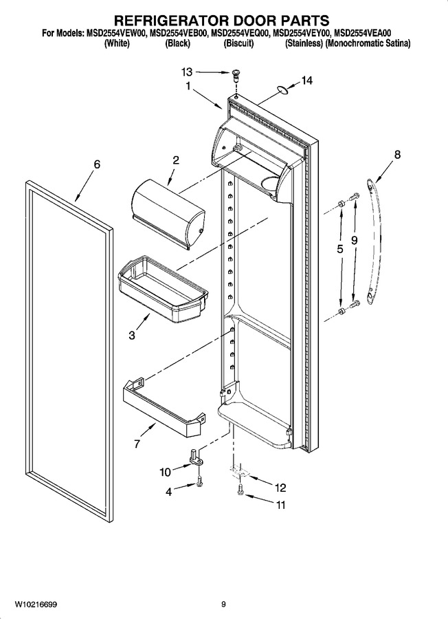 Diagram for MSD2554VEY00