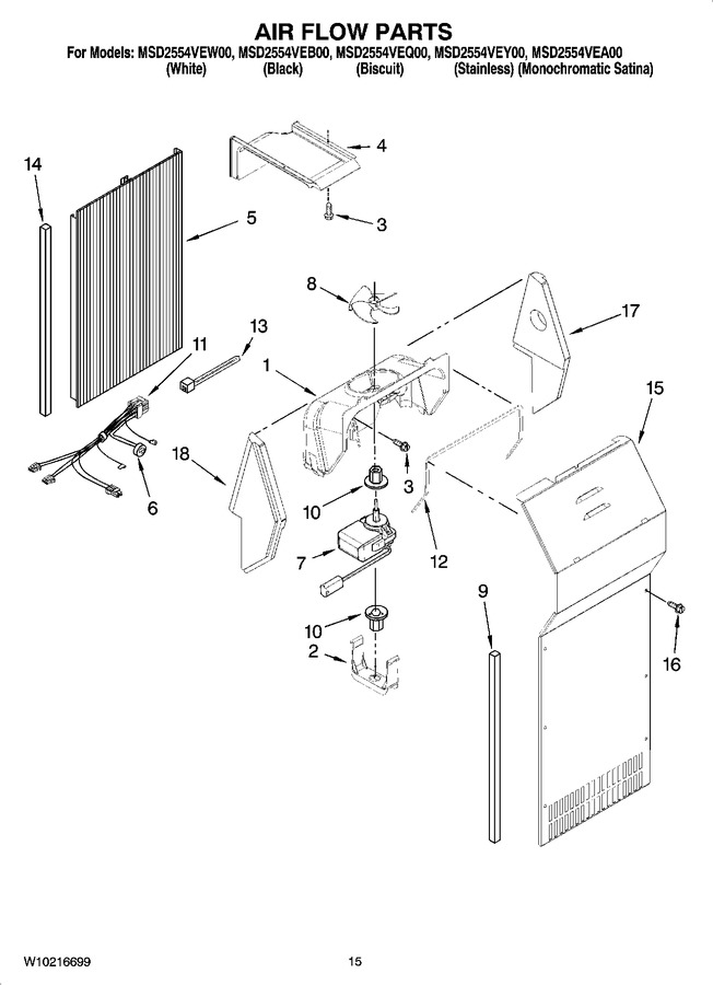 Diagram for MSD2554VEY00