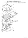 Diagram for 03 - Refrigerator Shelf Parts