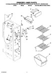 Diagram for 04 - Freezer Liner Parts