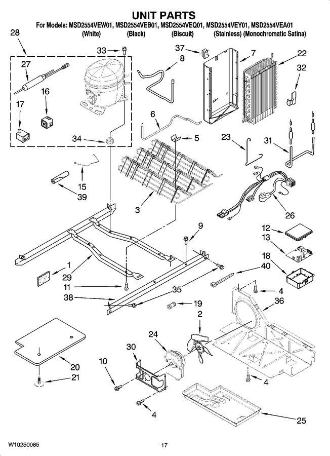 Diagram for MSD2554VEW01