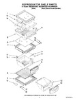 Diagram for 03 - Refrigerator Shelf Parts