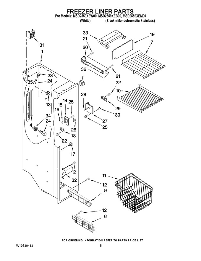 Diagram for MSD2559XEM00