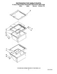 Diagram for 03 - Refrigerator Shelf Parts