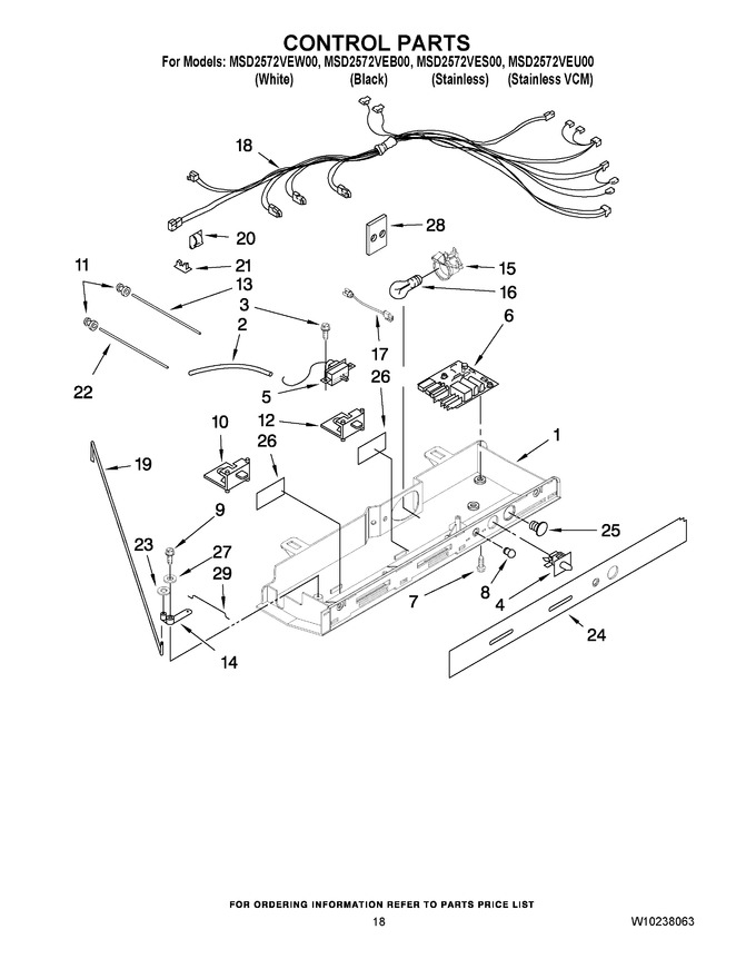 Diagram for MSD2572VEW00