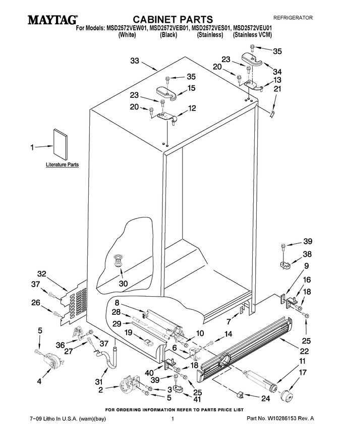 Diagram for MSD2572VES01