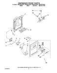 Diagram for 08 - Dispenser Front Parts