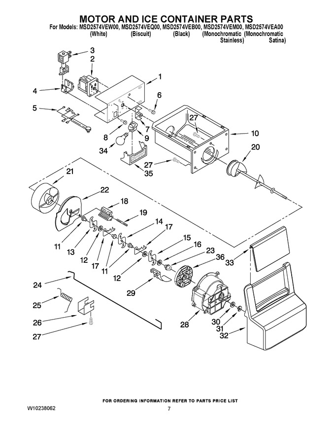 Diagram for MSD2574VEA00