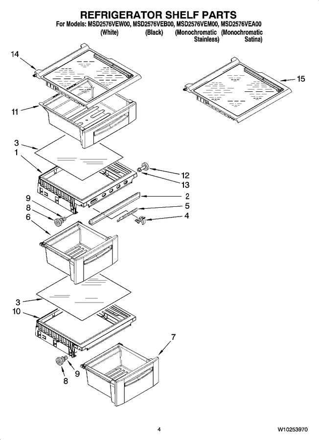 Diagram for MSD2576VEW00