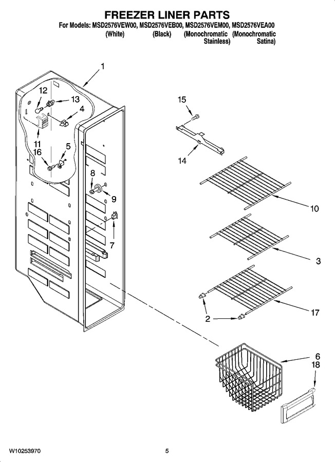 Diagram for MSD2576VEW00