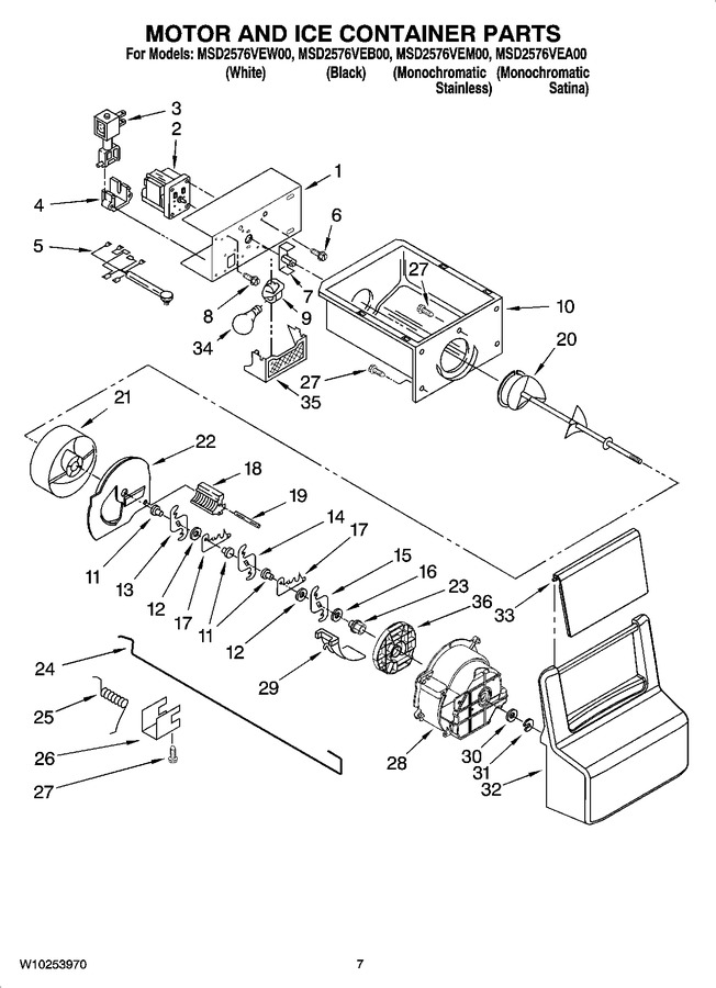 Diagram for MSD2576VEW00