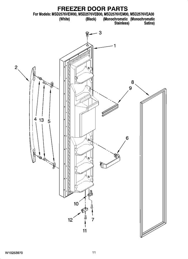 Diagram for MSD2576VEW00