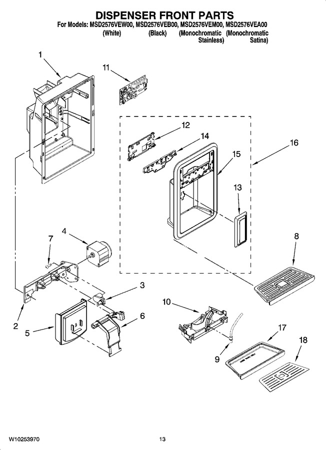 Diagram for MSD2576VEW00